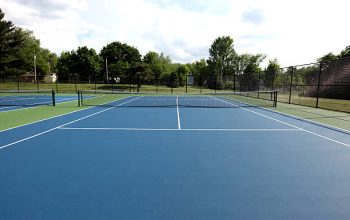 Installation terrain de pickleball